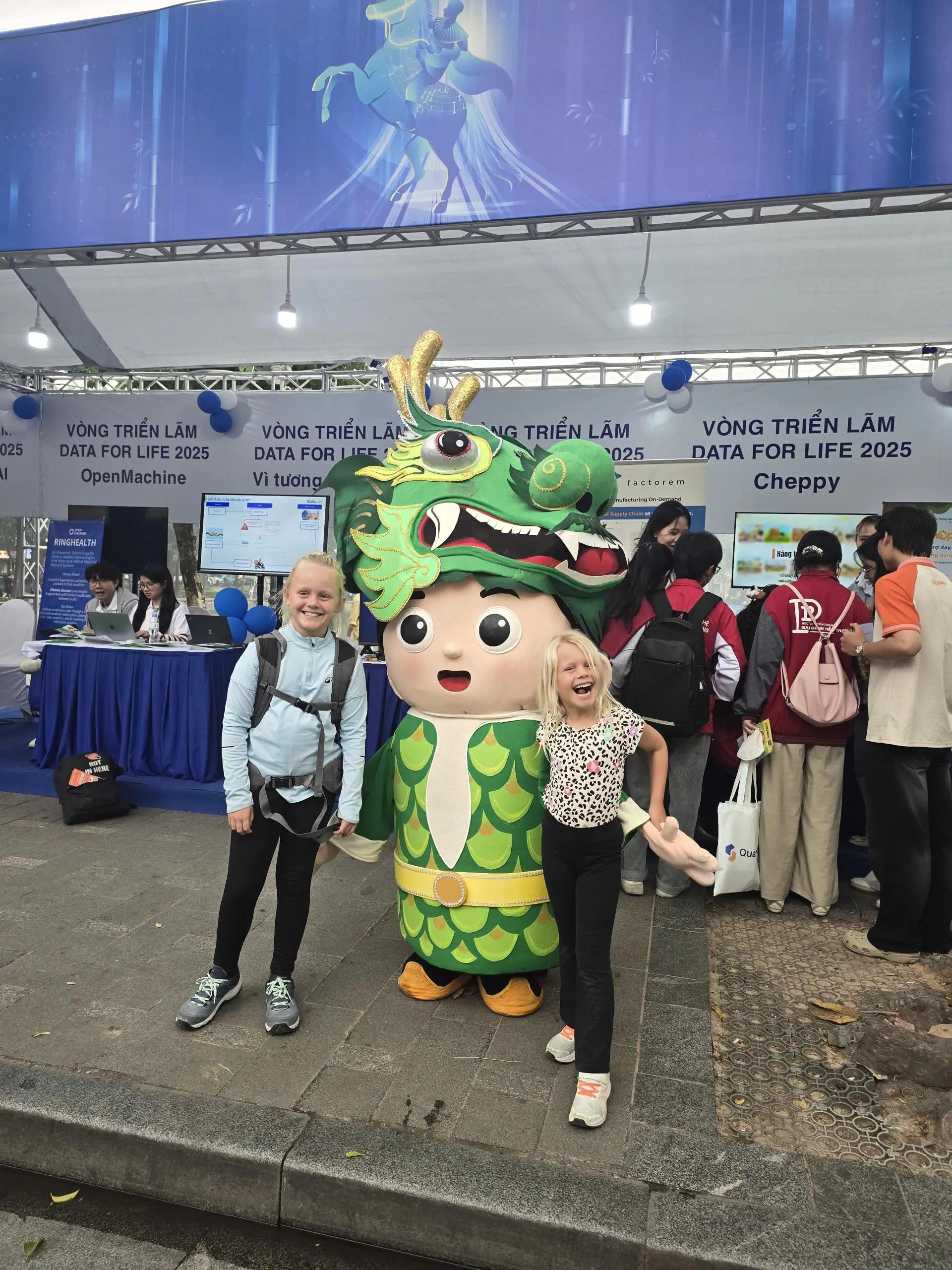 Mascot Cheppy DTA - ảnh thực tế