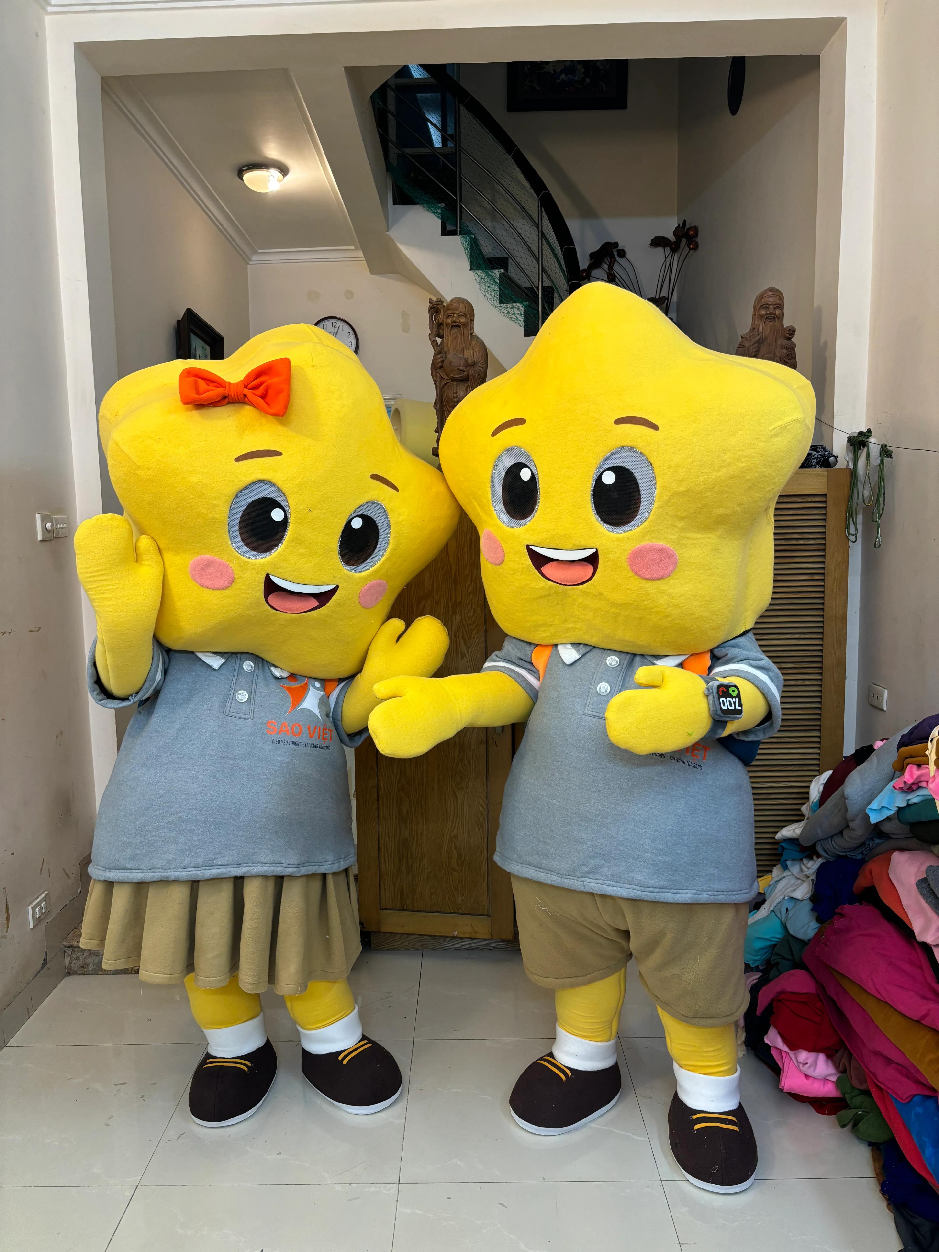 Mascot Ngôi sao Việt - ảnh thực tế