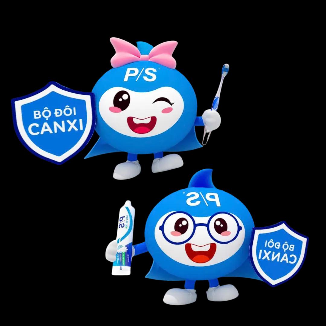Mascot Kem đánh răng PS